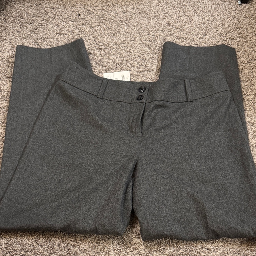WOOL Talbots Charcoal Gray Trousers